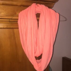 Orange infinity scarf